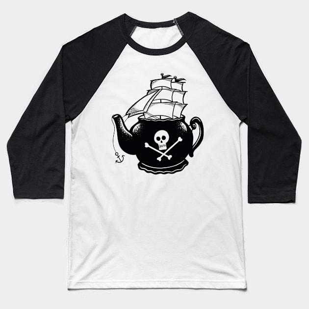 Teapot Baseball T-Shirt by Adorline